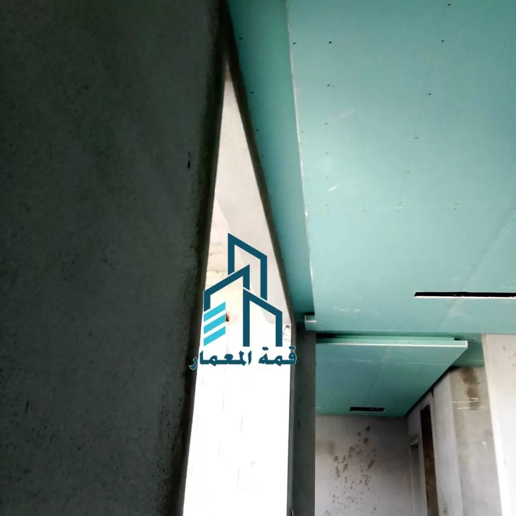 تركيب جدار اسمنت بورد
