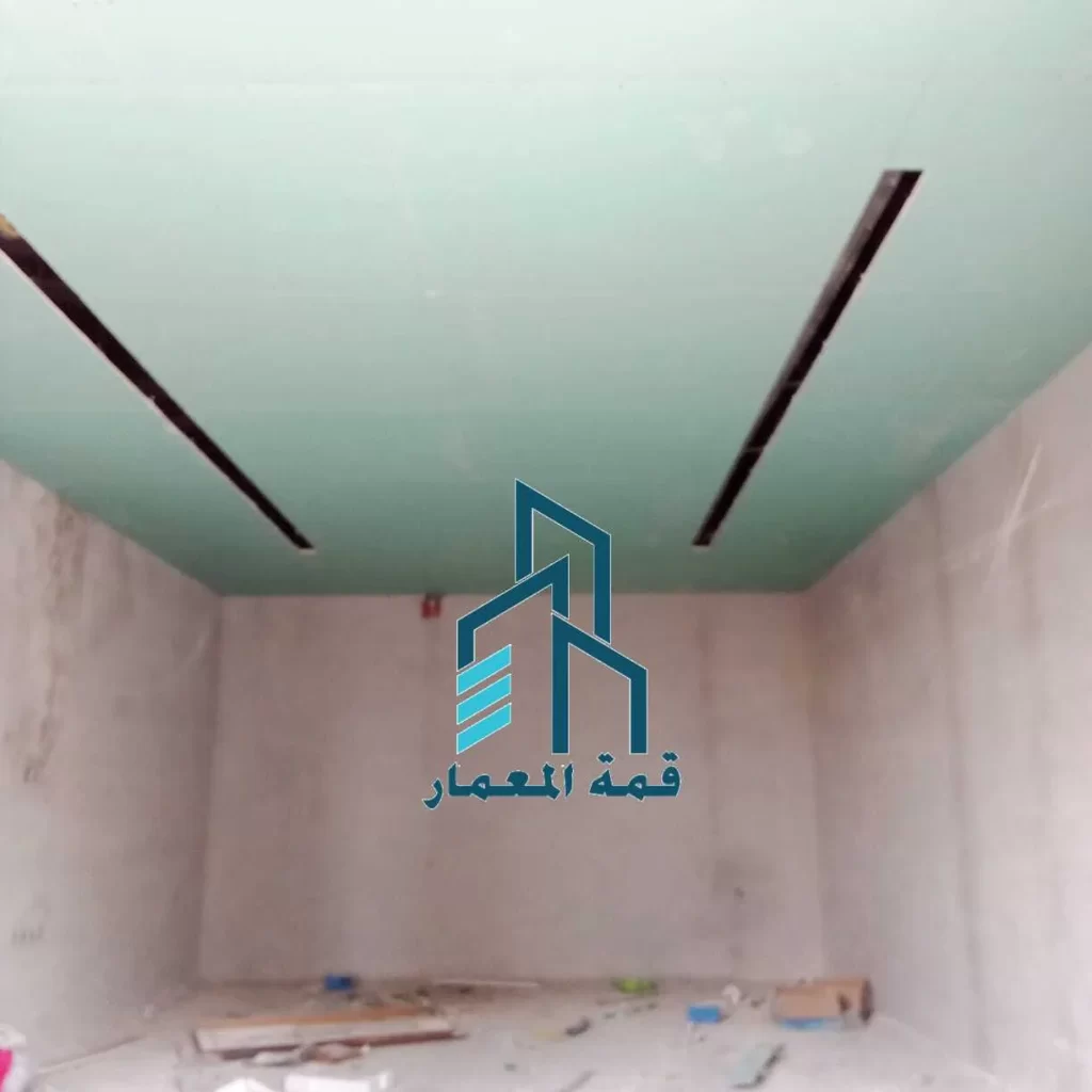 تركيب الواح الجبس على الجدران